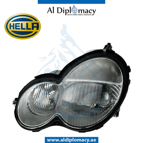 Left Headlight, Normal, 1DR 007.984-091 for Mercedes-Benz C Class W203 (2001-2007) models, Part Number H-2038200361